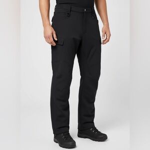 NWT Magcomsen Men’s Winter Water Resistant Fleeced Tactical Pants Black Sized 40